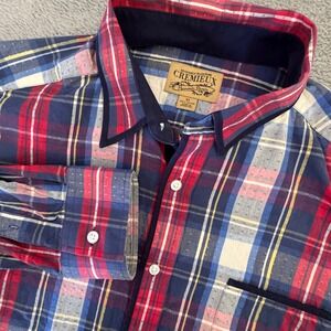 Cremieux Men's Plaid Shirt Long Sleeve Size XL‎